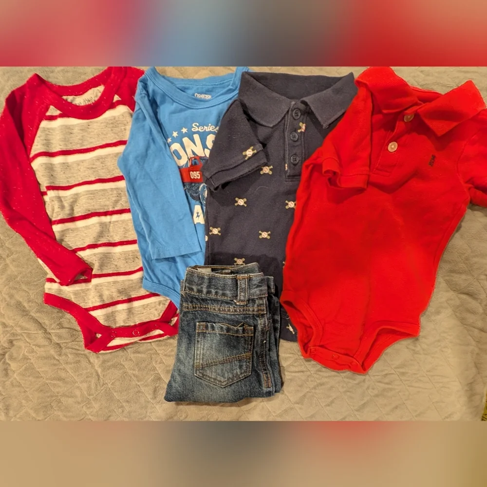 12M Assorted Baby Clothing Set